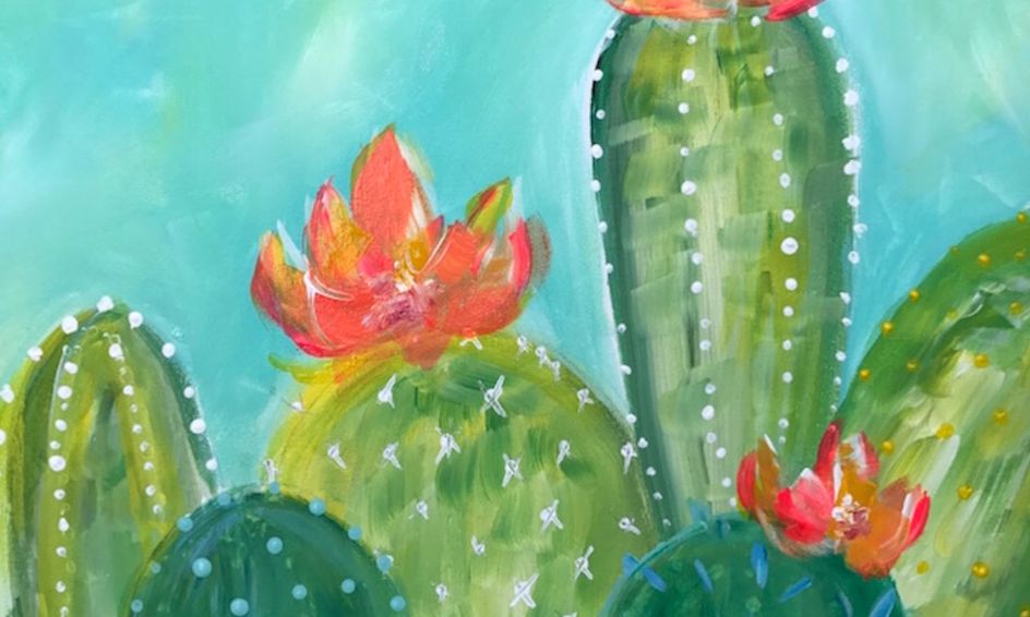 Cactus Paint A Long With Ms Muse Muse Art Ages 8 13 Small