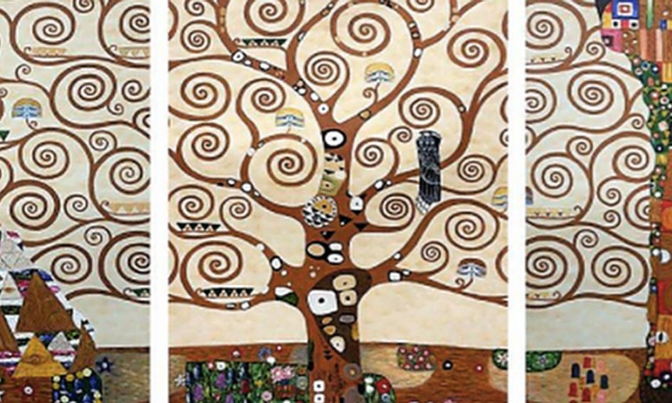 Gustav Klimt The Tree Of Life Painting Paint Step By Step Crayon Resist Art Small Online Class For Ages 5 8 Outschool