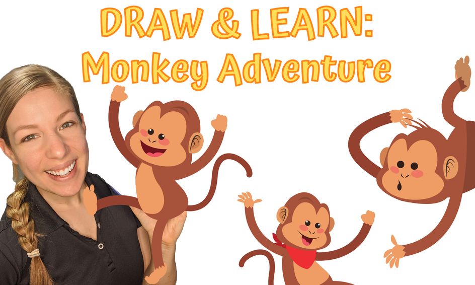 Draw And Learn Baby Monkey Story Adventure And Drawing Small Online Class For Ages 3 7 Outschool