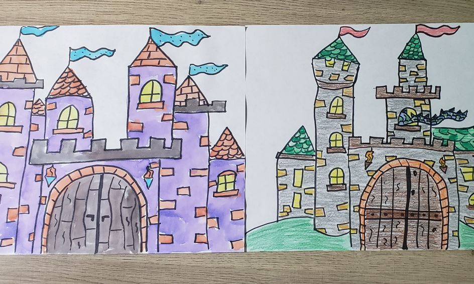 Drawing Easy Castles Small Online Class For Ages 5 8 Outschool