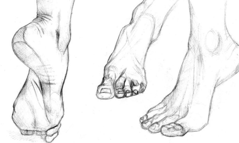 Sketching And Anatomy How To Draw Feet Live Art Instruction