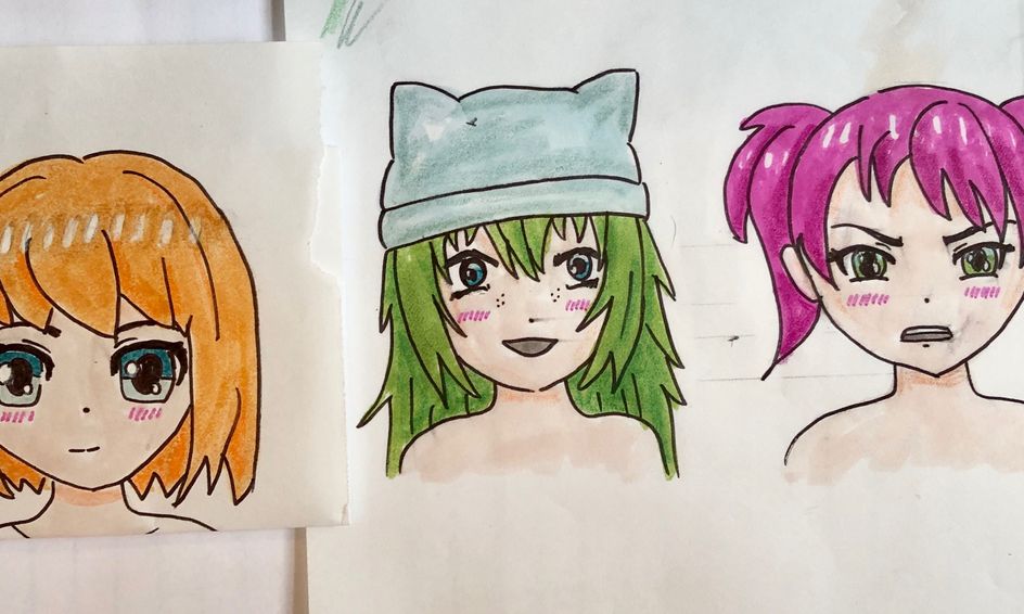 Learn To Draw Cute Manga Anime Faces Create Expressions And Hairstyles Small Online Class For Ages 10 14 Outschool