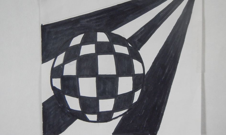 Create A 3d Optical Illusion Ball Art Work Small Online Class For Ages 10 12 Outschool