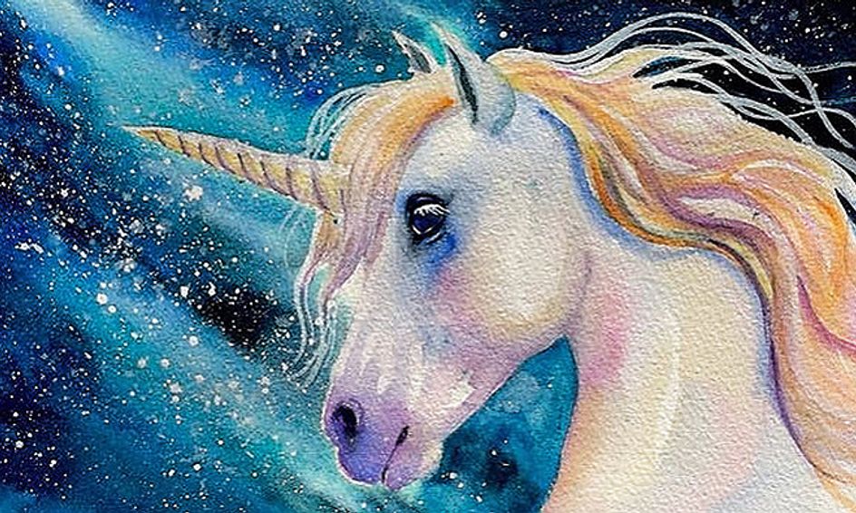 Paint Sip Galaxy Unicorn Small Online Class For Ages 8 13