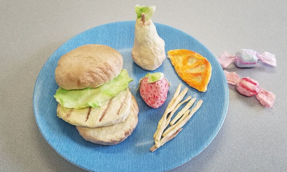 food sculpting with toilet paper small online class for ages 12 16