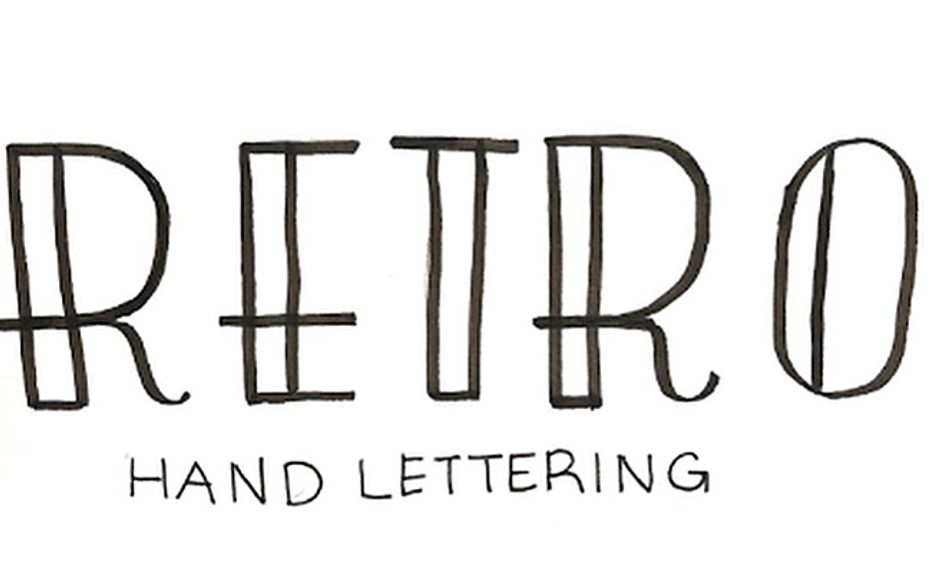 Calligraphy Hand Lettering Art Deco Retro Lettering Live Art