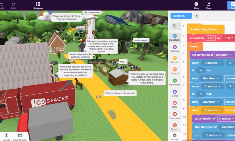 Code Create 3d Worlds For Vr Ar Animation And Game Design