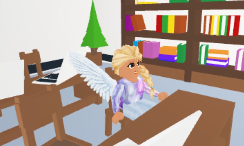 playing adopt me on roblox