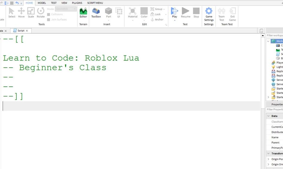 Learn To Code Roblox Lua Small Online Class For Ages 11 15 Outschool - basics to lua in roblox