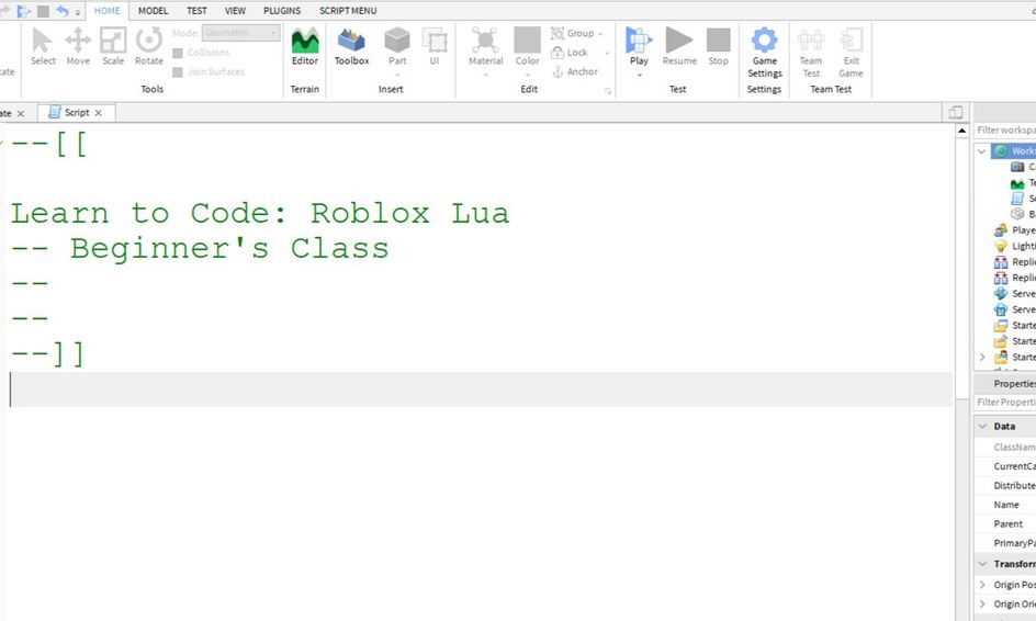 Learn To Code Roblox Lua Small Online Class For Ages 11 15 Outschool - roblox lua programming