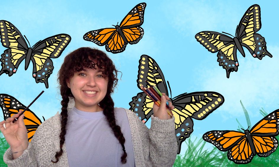 Drawing Lesson Monarch Swallowtail And More Butterflies Step By Step Art Small Online Class For Ages 8 12 Outschool