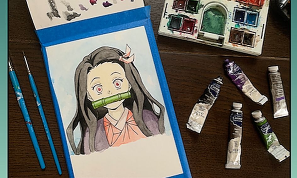 Demon Slayer Nezuko And Tanjiro Drawing And Watercolor Intensive Live Version Small Online Class For Ages 12 17 Outschool