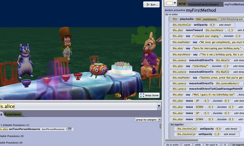 Animation And Programming With Alice Level 1 Camp Week Format