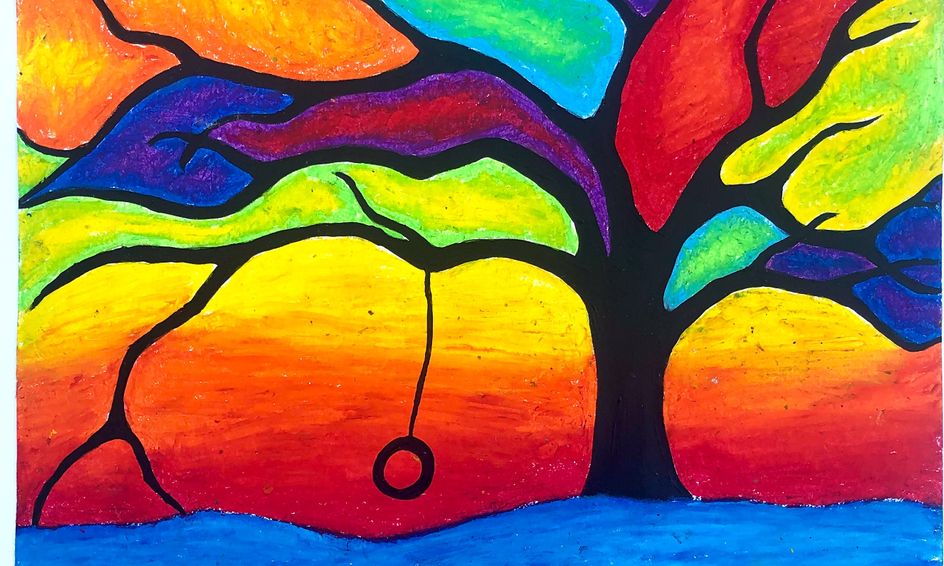 Oil Pastel Sunset Small Online Class For Ages 7 12 Outschool Sunset waterfall scenery oil pastel drawing | oil pastel landscape drawing. oil pastel sunset small online class for ages 7 12