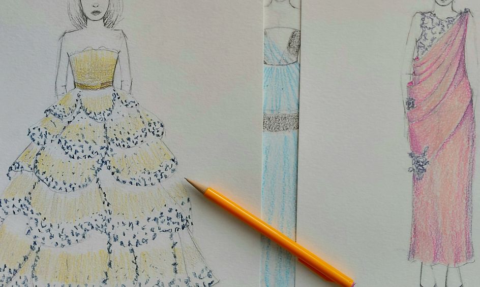 Draw With Me Fashion Series Designer Gowns Small Online Class For Ages 10 14 Outschool