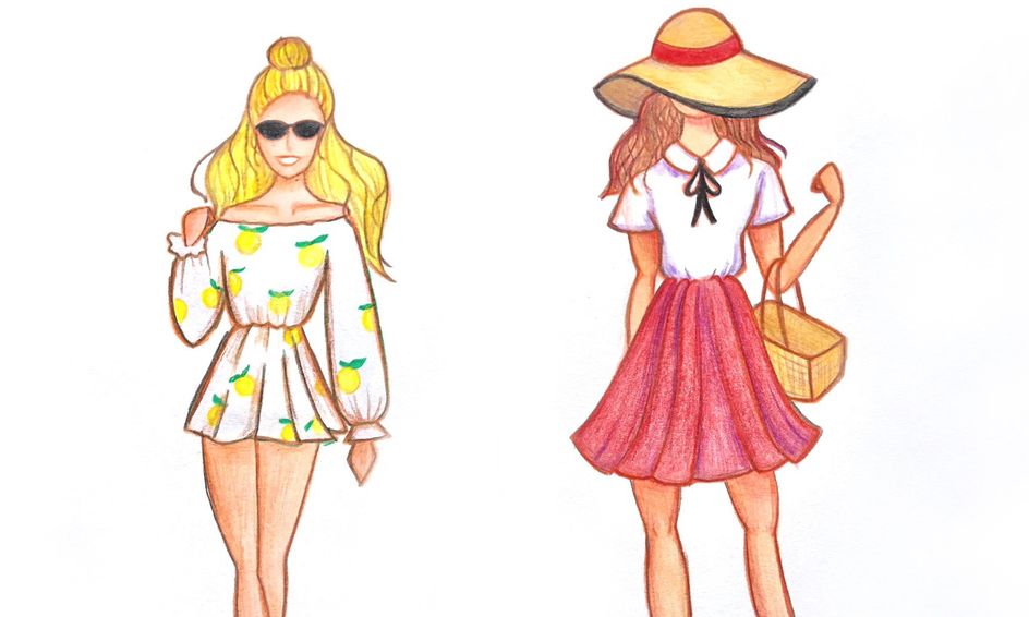 Fashion Design Designer Sketches Figure Drawing And Garment Illustrations Small Online Class For Ages 8 13 Outschool,Semi Realistic Beautiful Realistic Anime Girl Art
