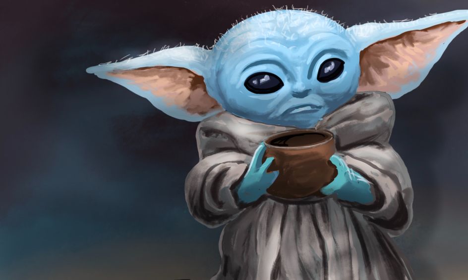Learning To Draw Baby Yoda Using Basic Shapes On An Ipad In Procreate Small Online Class For Ages 9 14 Outschool
