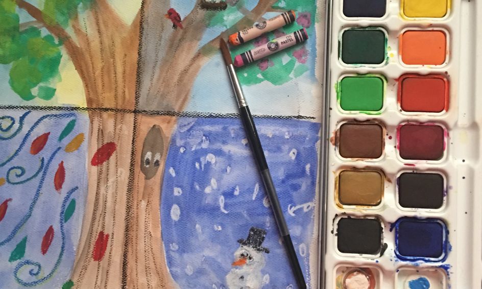 Draw Paint A Four Seasons Tree Ages 8 Small Online Class For