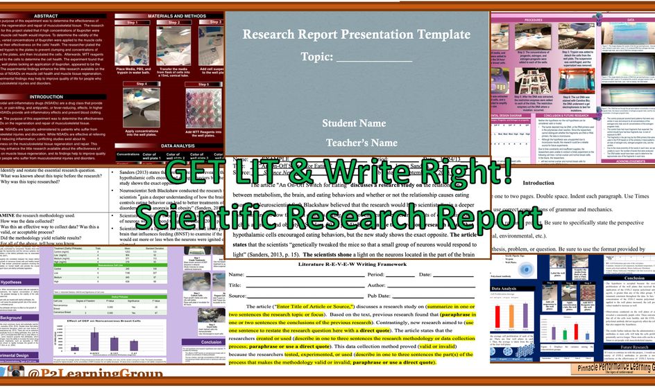 Get Lit & Write Right! Scientific Research & Writing ...