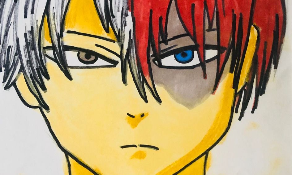 How To Draw My Hero Academia Todoroki - Jagodooowa