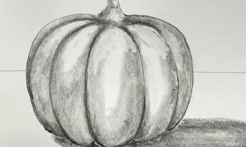 Fall Art Shading a Pumpkin Small Online Class for Ages 712 Outschool