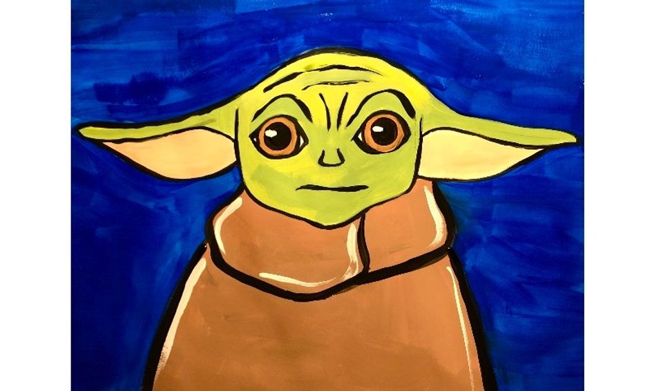 Let S Paint Fun Figure Baby Yoda Painting Ages 7 12 Small