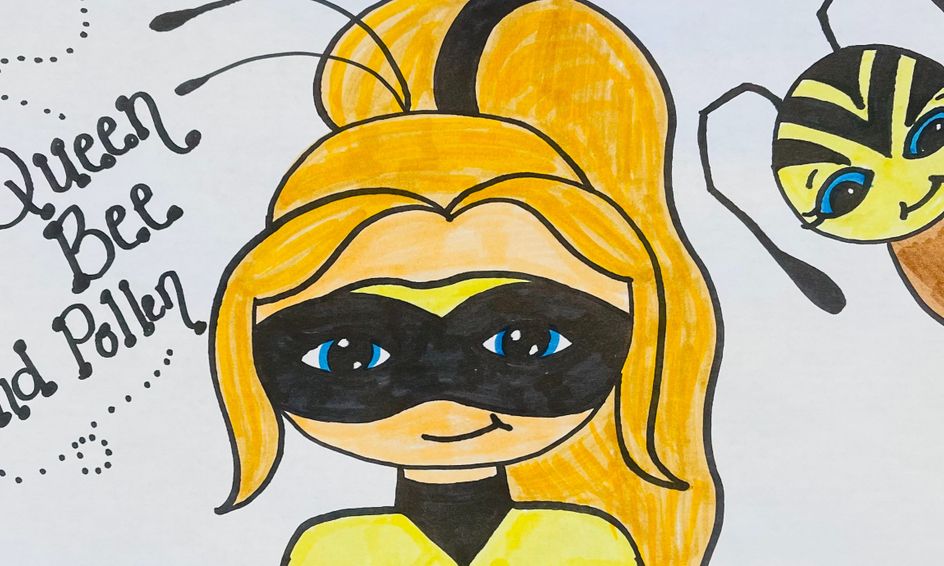 Miraculous Queen Bee And Pollen Directed Drawing Art Class Small Online Class For Ages 6 11 Outschool - roblox free draw art