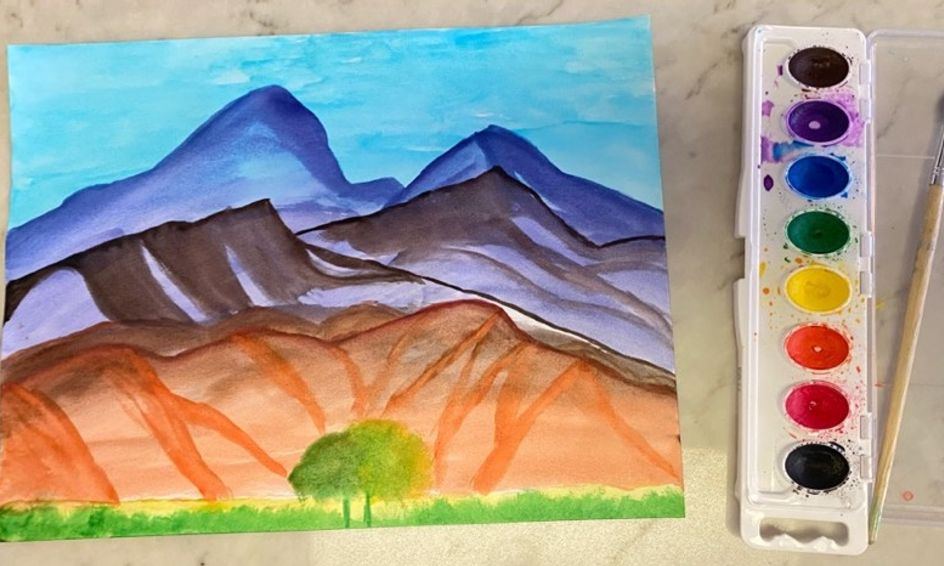 pic Landscape Artwork Georgia O'keeffe georgia o keeffe landscaping art lesson small online class for ages 9 12