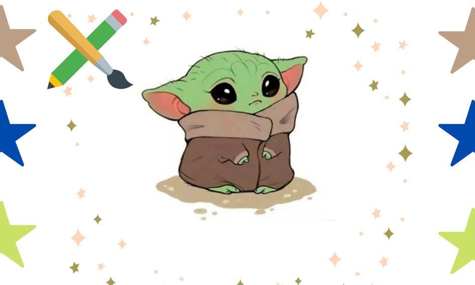 Art Draw Star Wars Baby Yoda Step By Step With Read Aloud Ages 6 9 Small Online Class For Ages 6 9 Outschool