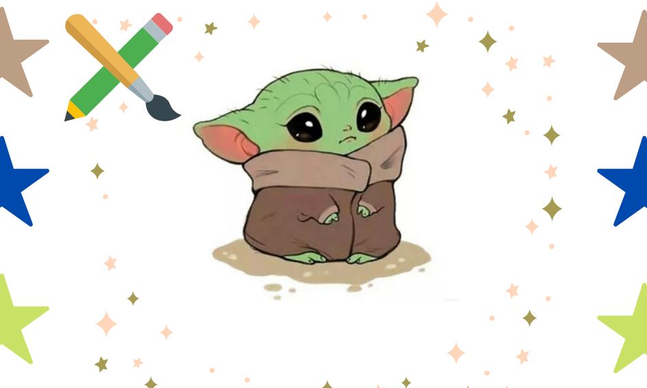 Art Draw Star Wars Baby Yoda Step By Step With Read Aloud Ages 5 9 Small Online Class For Ages 5 9 Outschool