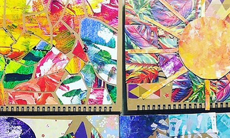 Create Magical Mixed Media Art Series Collage Small Online