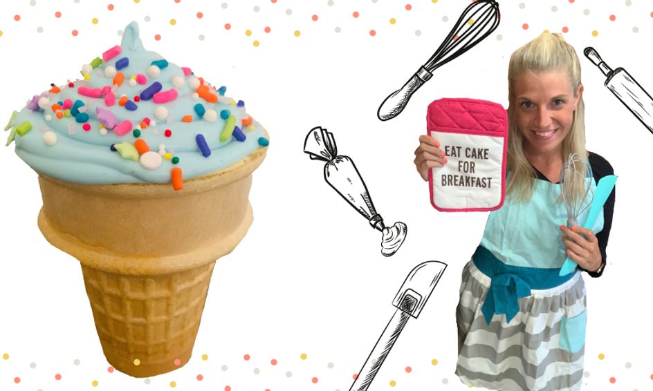 Bake With Me Ice Cream Cone Cupcakes Small Online Class For Ages 8 12 Outschool - birthday cake ice cream hair roblox