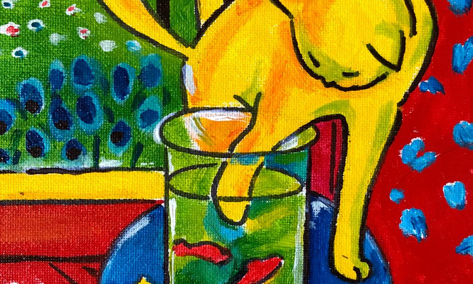 Let S Paint Cats Like Matisse Small Online Class For Ages 8 12