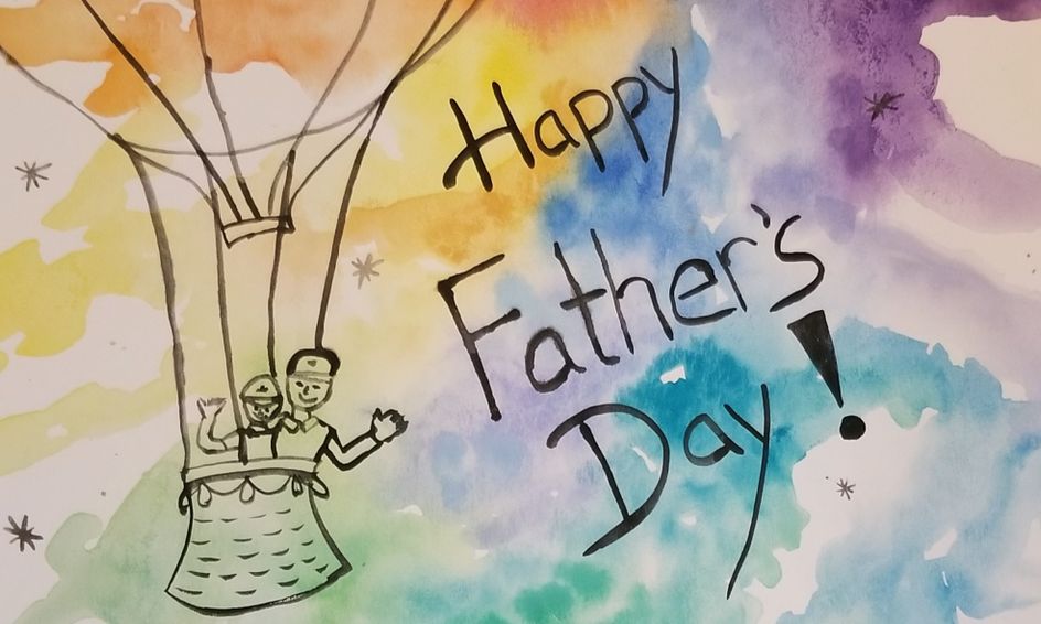 Abstract Watercolor Father S Day Painting Small Online Class For