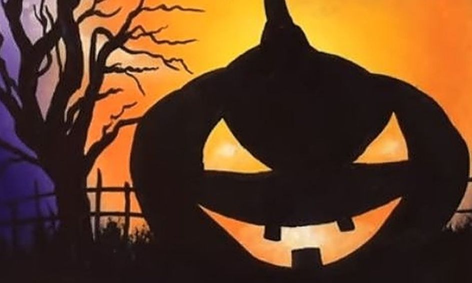 Painting For Beginners Fall Halloween Small Online Class For