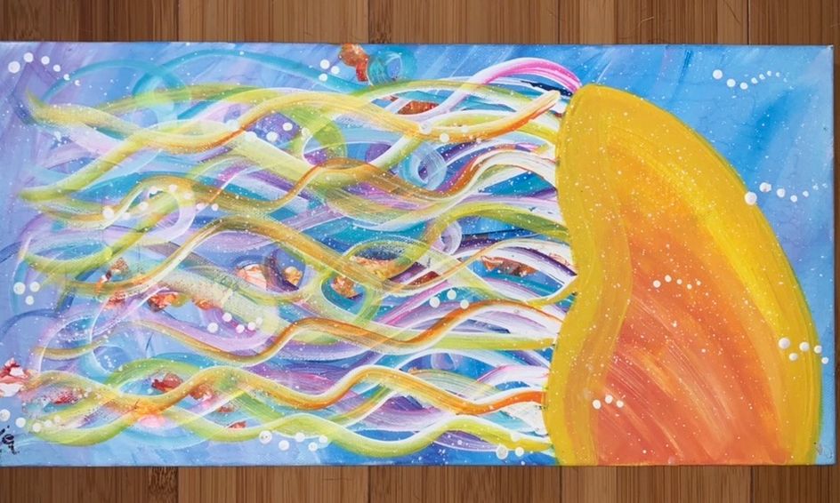 Let S Paint A Jellyfish Small Online Class For Ages 9 12