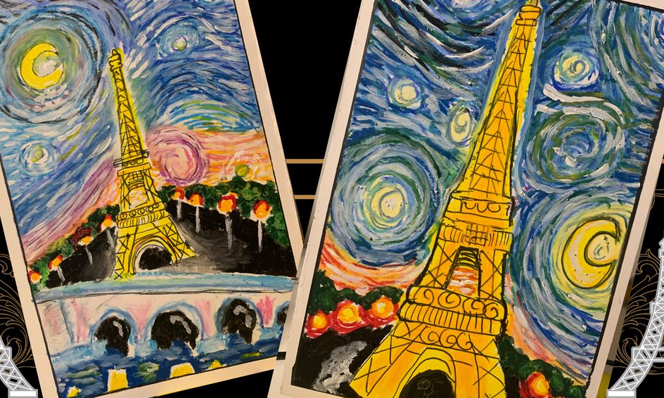 Let’s Recreate Our Very Own Van Gogh’s Starry Night With Oil Pastels