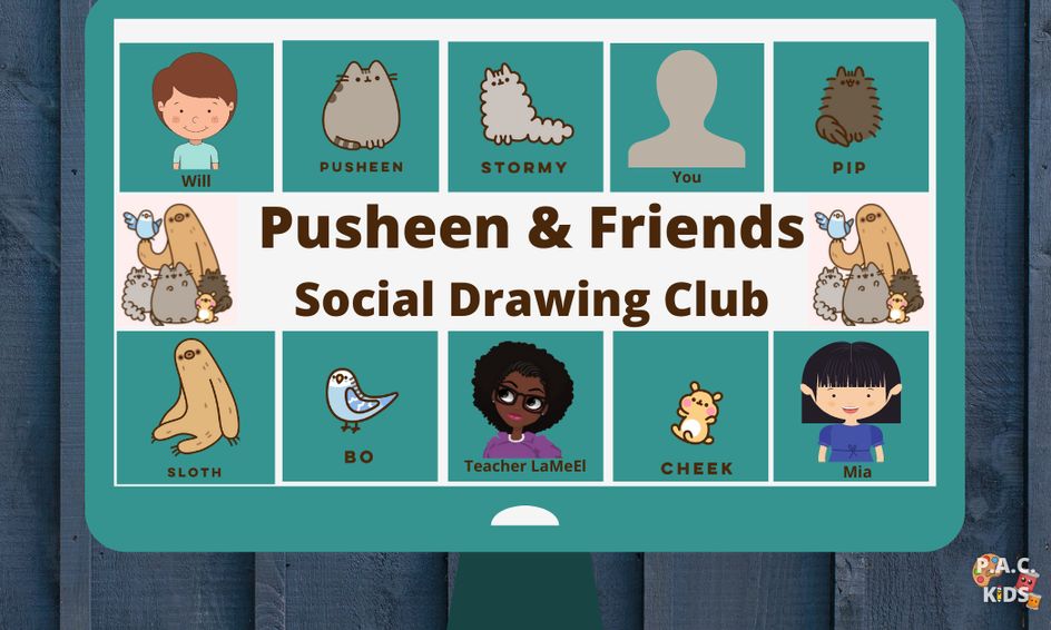 Pusheen Cat And Friends Social Drawing Club Small Online Class For Ages 7 12 Outschool