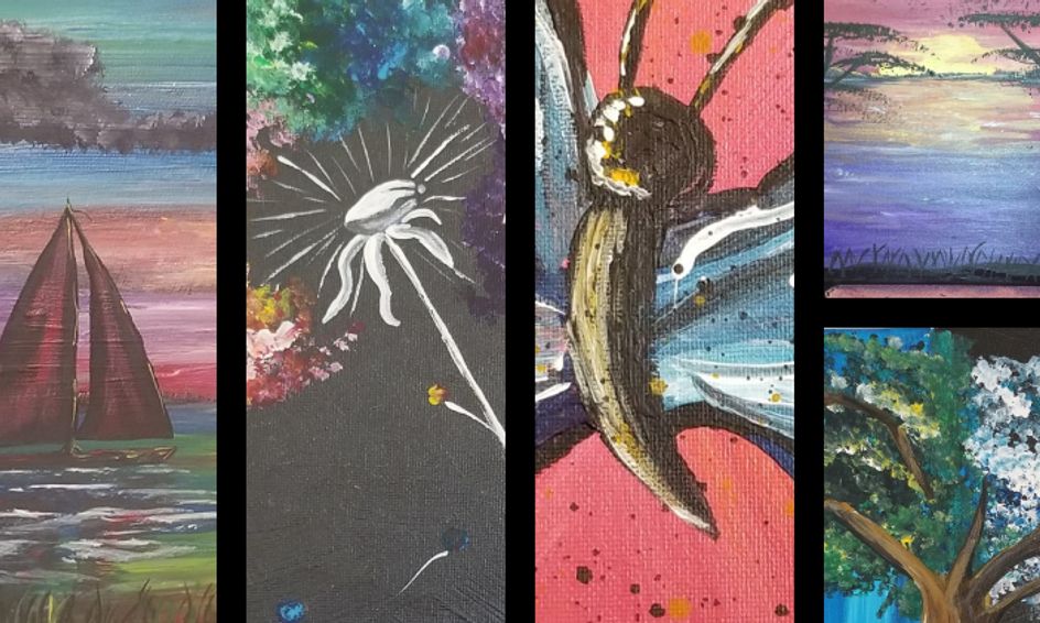 Acrylic Abstract Painting Class Flexible Learning Small Online