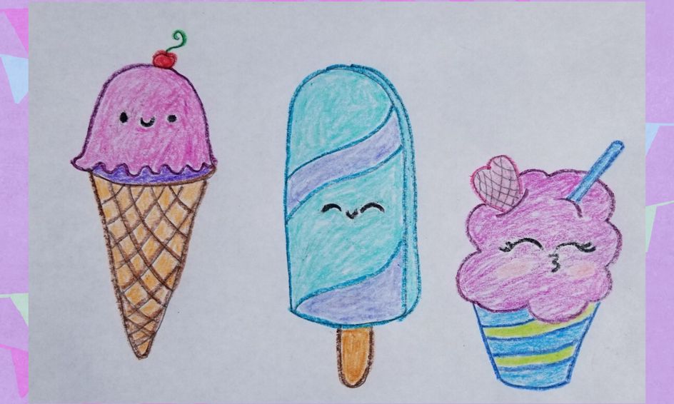 Learn How To Draw Adorable Kawaii Ice Cream Deserts Frozen Treats Small Online Class For Ages 4 8 Outschool