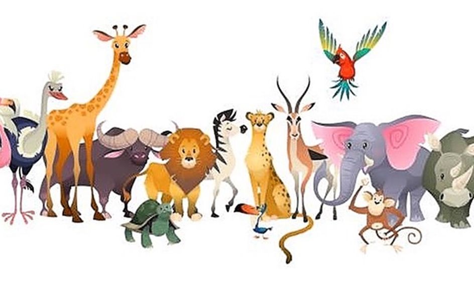 Wild Watercolor Drawing And Painting Wild Animals Small Online