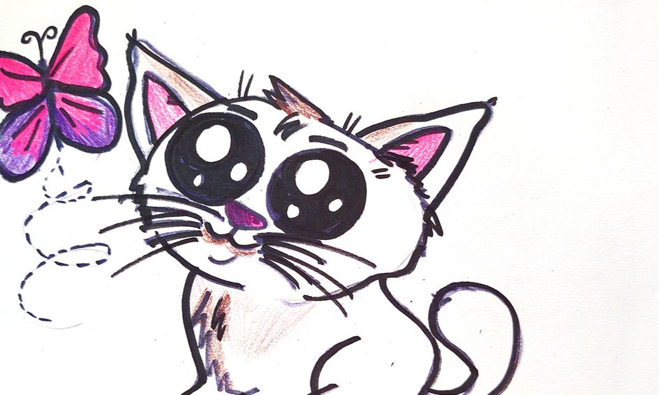 Cute Kitten With A Butterfly In Kawaii Style Colored Pencil Drawing Small Online Class For Ages 6 11 Outschool The latest classes are on top, older classes as you scroll down the page. cute kitten with a butterfly in kawaii style colored pencil drawing small online class for ages 6 11