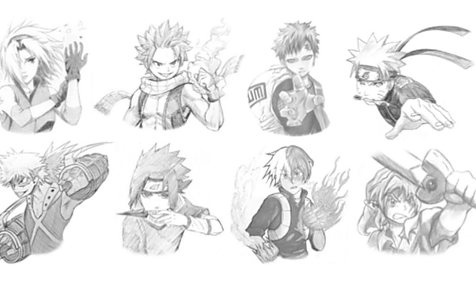 Pencil Sketching Anime Figure Drawing Faces Static Dynamic Poses Small Online Class For Ages 8 13 Outschool