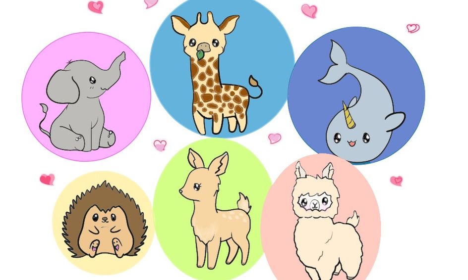 Draw Cute Animals Kawaii Style Art Camp Draw Your Favorite Animal Small Online Class For Ages 7 12 Outschool