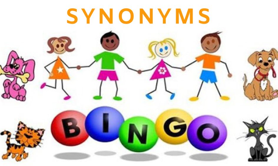 Game Time With Friends Playing Synonyms Bingo Small 