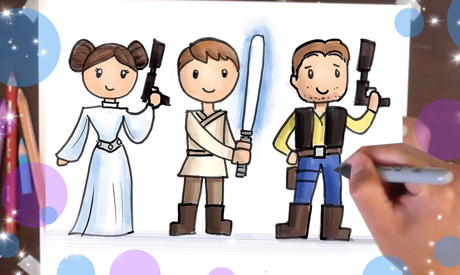 Drawing Star Wars Characters Step By Step Small Online Class For Ages 8 11 Outschool