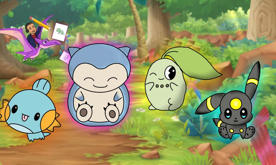 Pokemon Trainer Drawing Build Your Team With Kawaii Chibi Pokemon 2 Small Online Class For Ages 5 9 Outschool