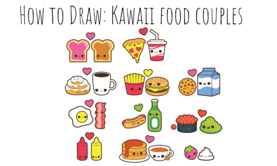 How To Draw Kawaii Food Couples Cute Doodles Art Doodling With An Illustrator Small Online Class For Ages 8 13 Outschool Unikatowe, personalizowane i ręcznie robione przedmioty z naszych sklepów. how to draw kawaii food couples cute doodles art doodling with an illustrator small online class for ages 8 13