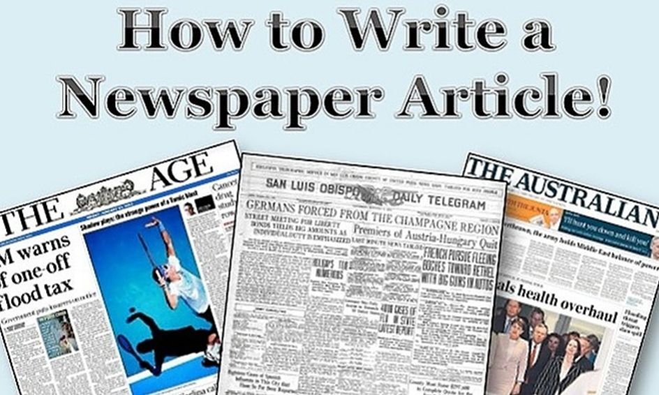 Become A Reporter How To Write A Newspaper Article Small Online Class For Ages 9 13 Outschool