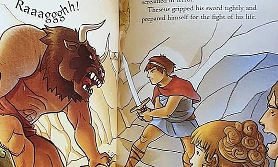 Greek Myths Minotaur Read Discuss And Draw Small Online Class For 7109